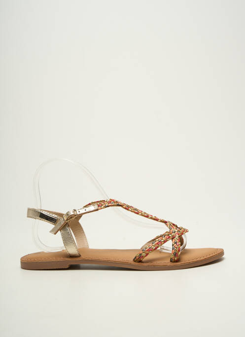 Sandale/Pantofi decupați auriu LES TROPEZIENNES PAR M.BELARBI femeie