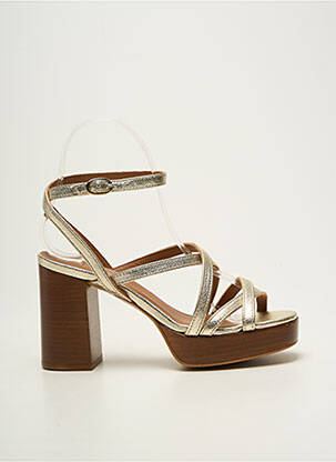 Sandale/Pantofi decupați auriu ADIGE femeie