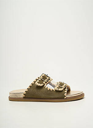 Mulete/Saboți verde REQINS femeie