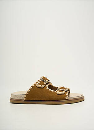 Mulete/Saboți maro REQINS femeie