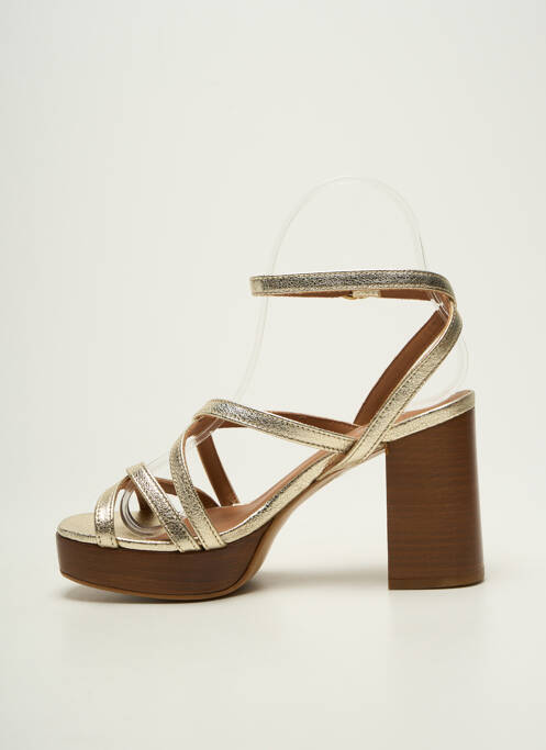 Sandale/Pantofi decupați auriu ADIGE femeie