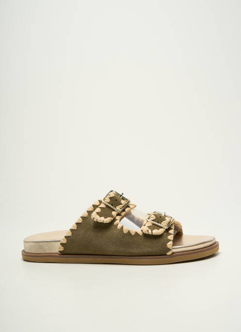 Mulete/Saboți verde REQINS femeie