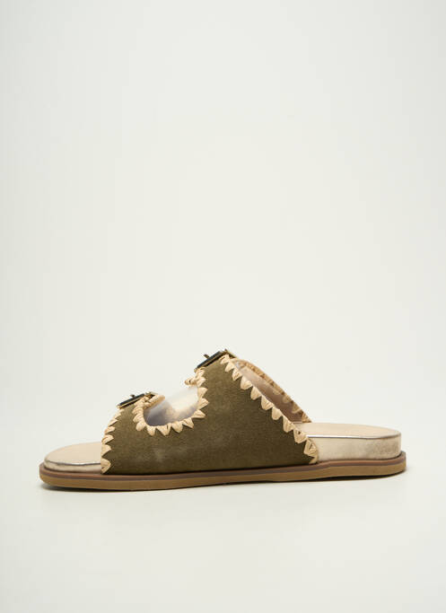 Mulete/Saboți verde REQINS femeie