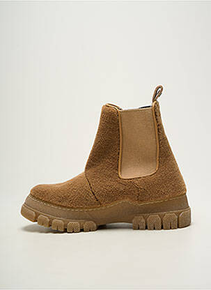 Botine/ghete toc mic toc plat până la 3 cm maro WEEKEND MAXMARA femeie