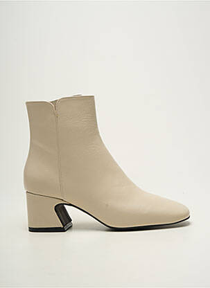 Botine/ghete toc pătrat toc de 4 la 6 cm bej PENNYBLACK femeie