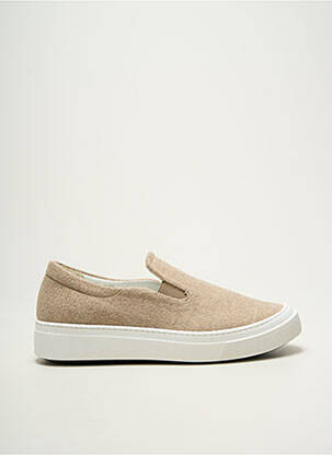 Slip-on-uri vârf rotund toc plat până la 3 cm bej MAX MARA femeie