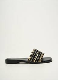 Mulete/saboți chiquet toc plat până la 3 cm negru PENNYBLACK femme