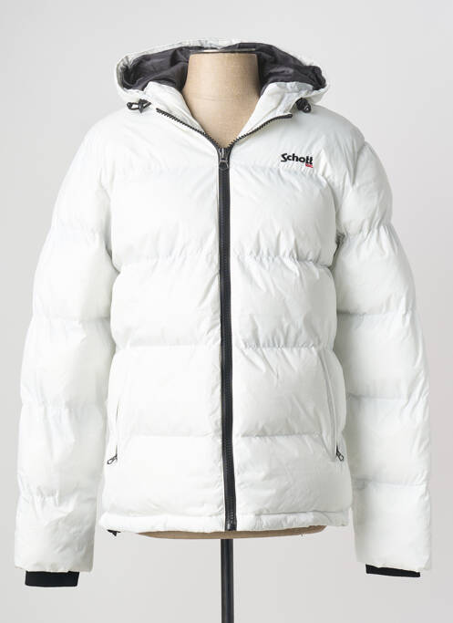 Geacă matlasată alb SCHOTT bărbat