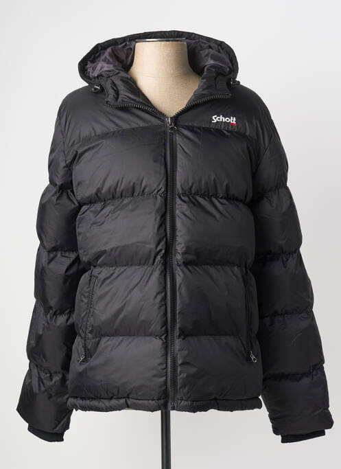 Geacă matlasată negru SCHOTT bărbat