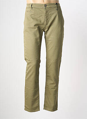Pantalon chino țesătură poplin mărime normală verde FREEMAN T.PORTER bărbat