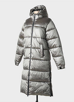 Geacă matlasată gri SCHOTT femeie