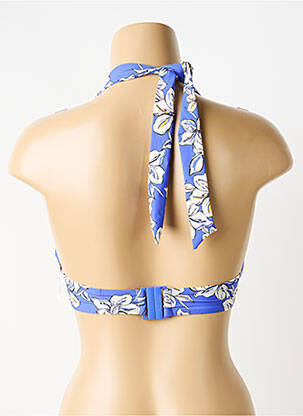 Sutien de costum de baie elasticitate top sutien push-up albastru AUBADE femeie