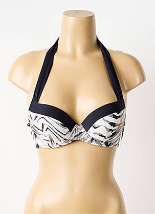 Sutien de costum de baie elasticitate top sutien push-up bej AUBADE femeie