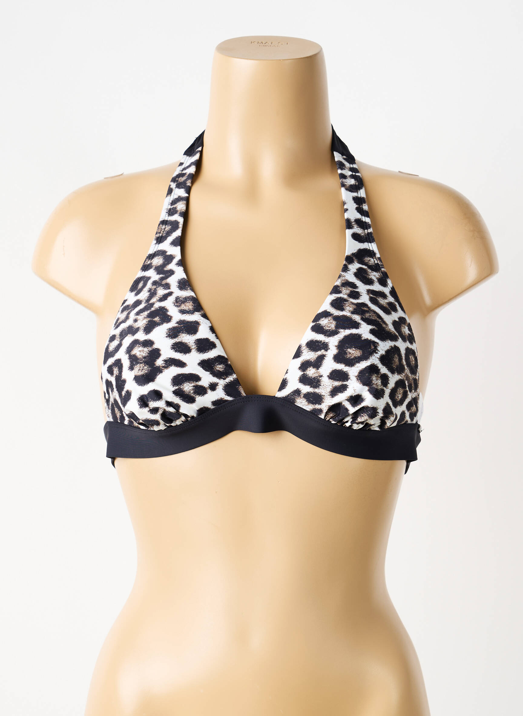Sutien de costum de baie elasticitate top triunghiuri negru AUBADE femeie