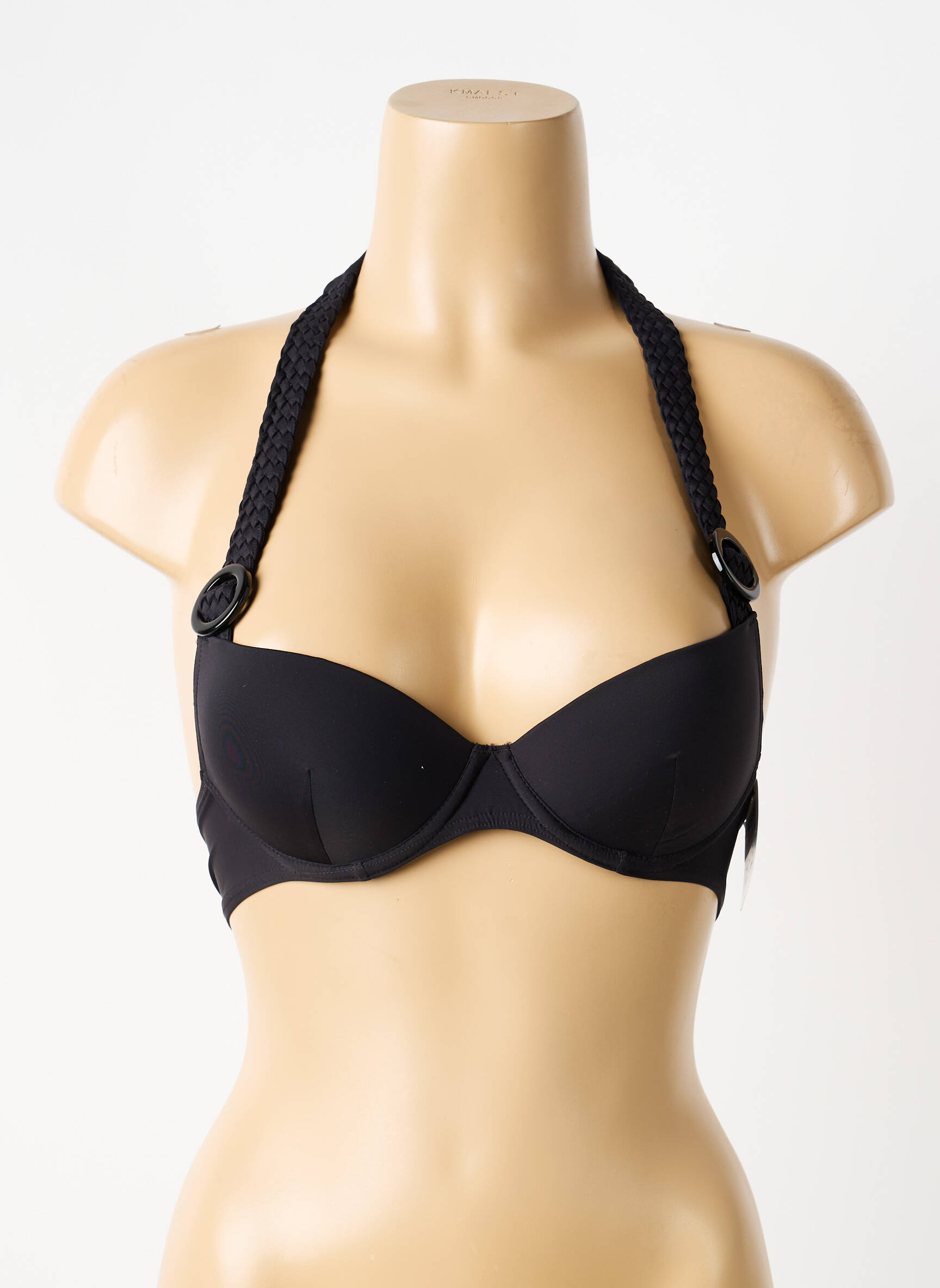 Sutien de costum de baie elasticitate top sutien modelat negru AUBADE femeie