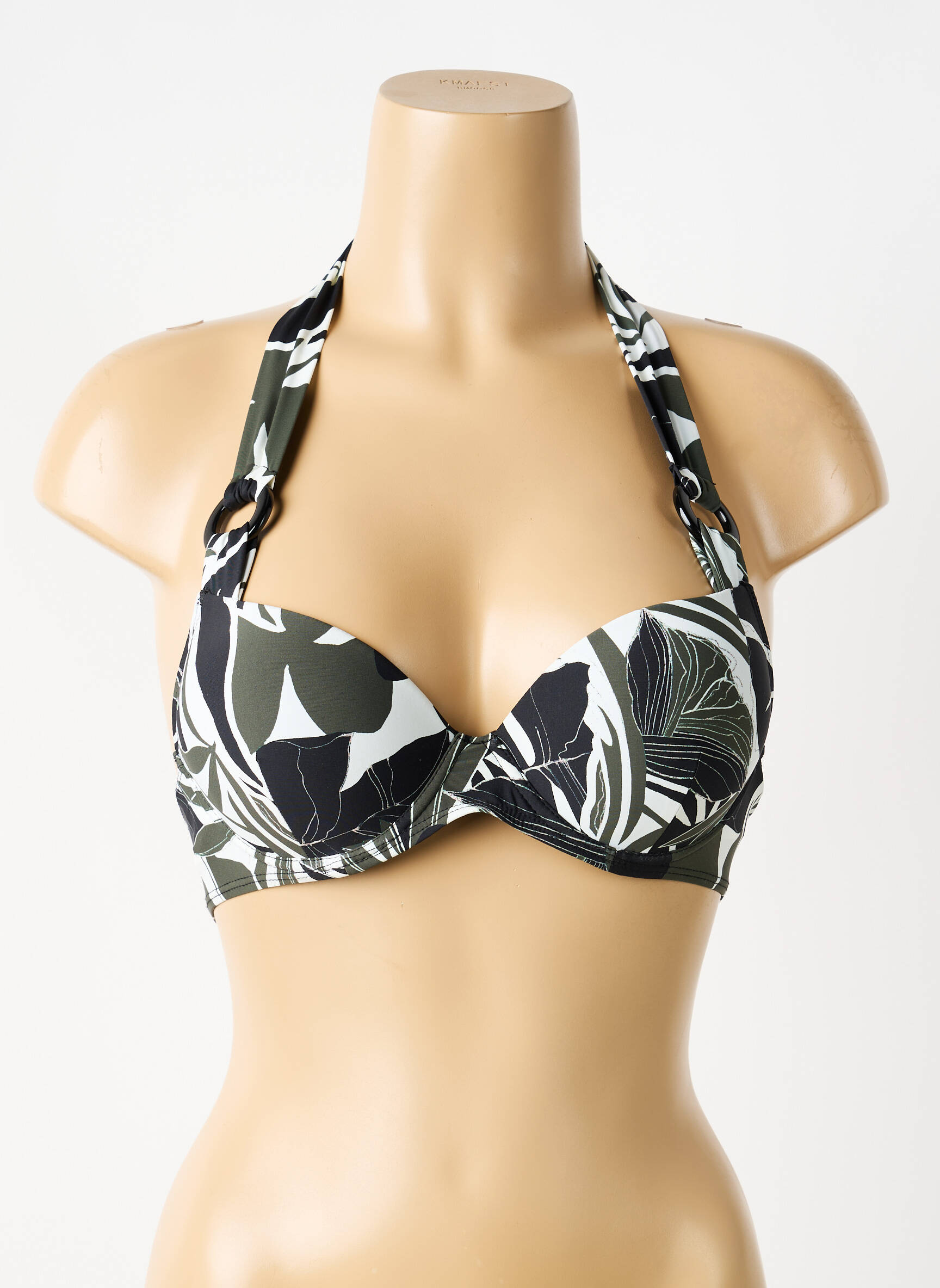 Sutien de costum de baie elasticitate top sutien push-up verde AUBADE femeie
