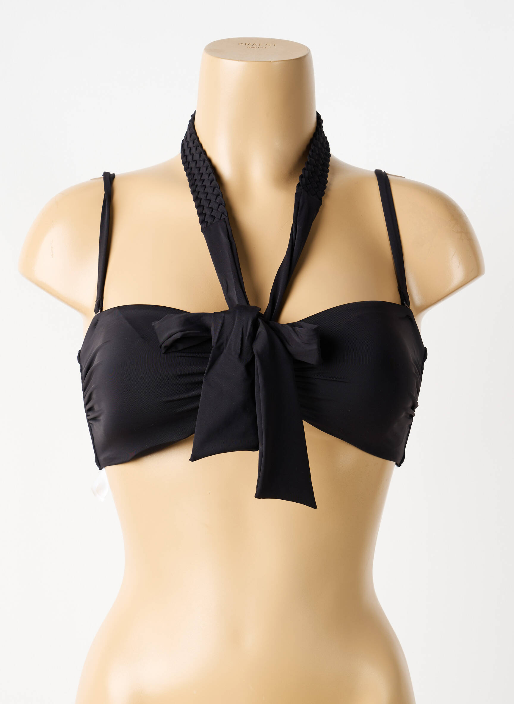 Sutien de costum de baie elasticitate top bentiță negru AUBADE femeie