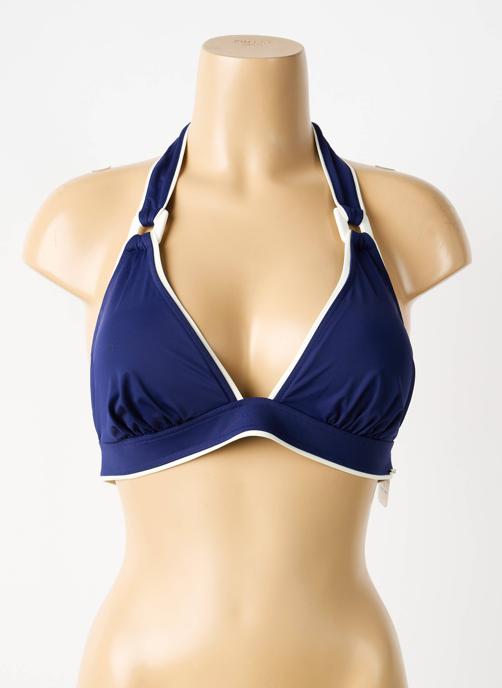 Sutien de costum de baie elasticitate top triunghiuri albastru AUBADE femeie