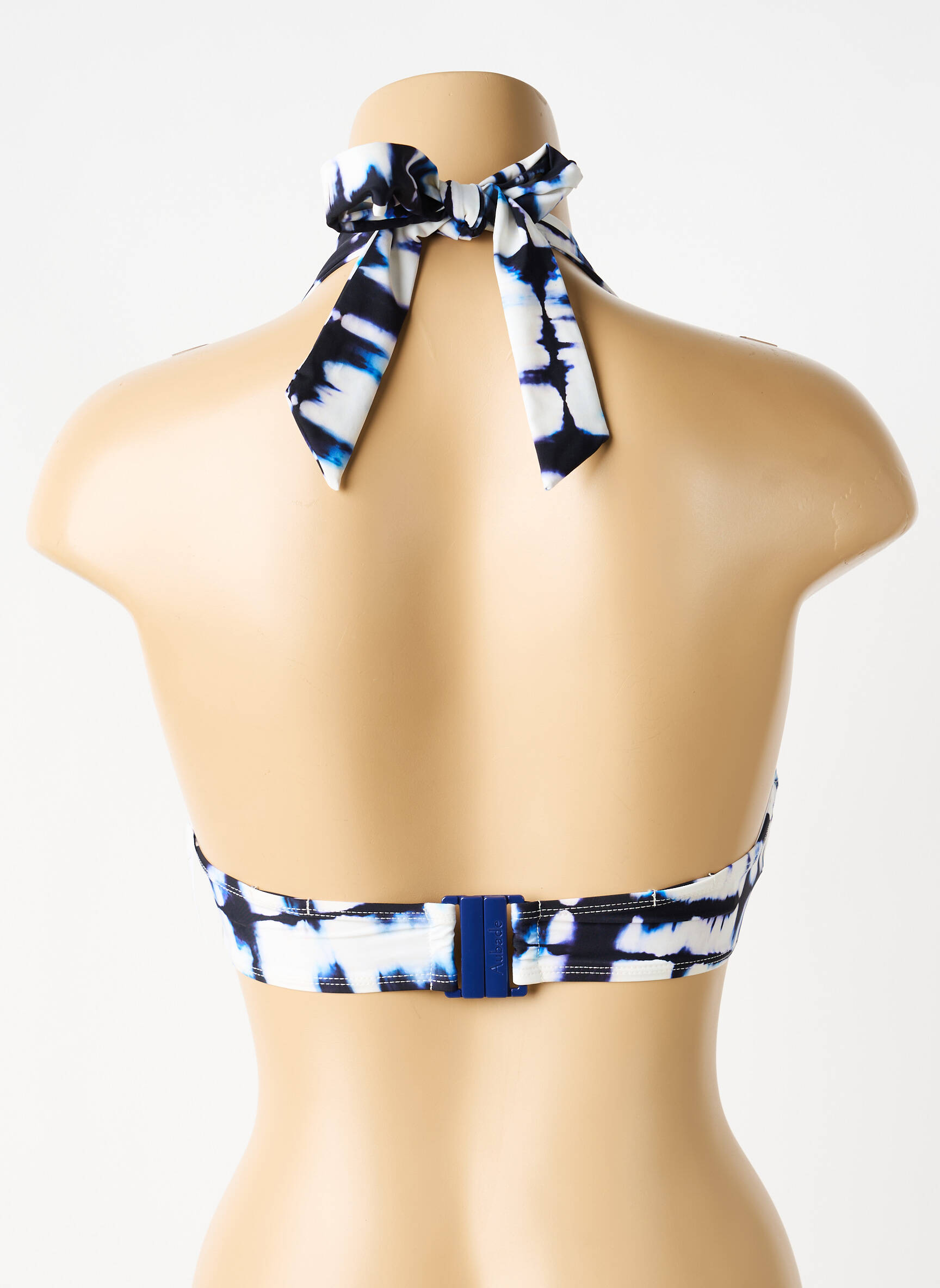 Sutien de costum de baie elasticitate top sutien push-up albastru AUBADE femeie