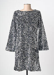 Rochie midi mâneci lungi mâneci lungi argintiu ELÈSIG femeie