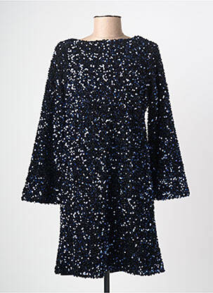Rochie midi mâneci lungi mâneci lungi albastru ELÈSIG femeie