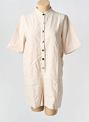 Salopetă scurtă bej ELÈSIG femeie