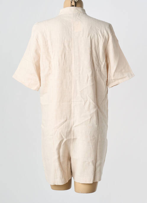 Salopetă scurtă bej ELÈSIG femeie