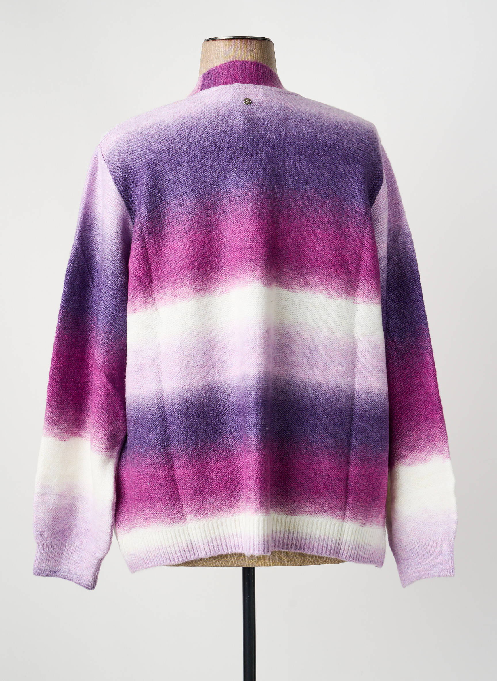 Vestă cu mâneci lungi croială cambrată violet SHEEGO femeie