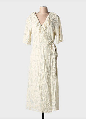 Rochie lungă bej NÜ femeie