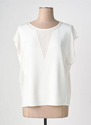 Top alb EVA KAYAN femeie