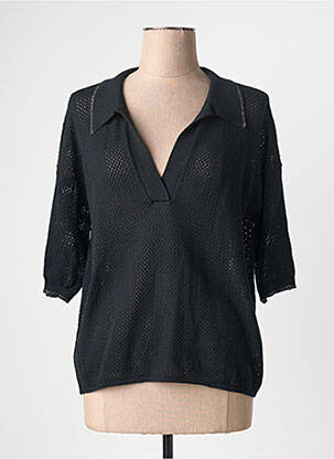 Polo negru EVA KAYAN femeie