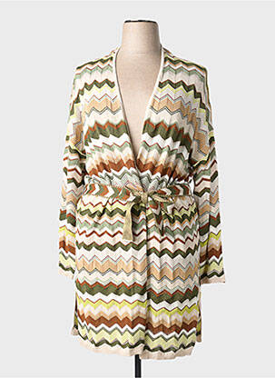 Vestă cu mâneci lungi verde OUI femeie