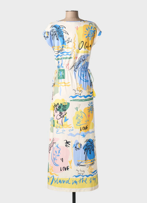 Rochie lungă albastru OUI femeie