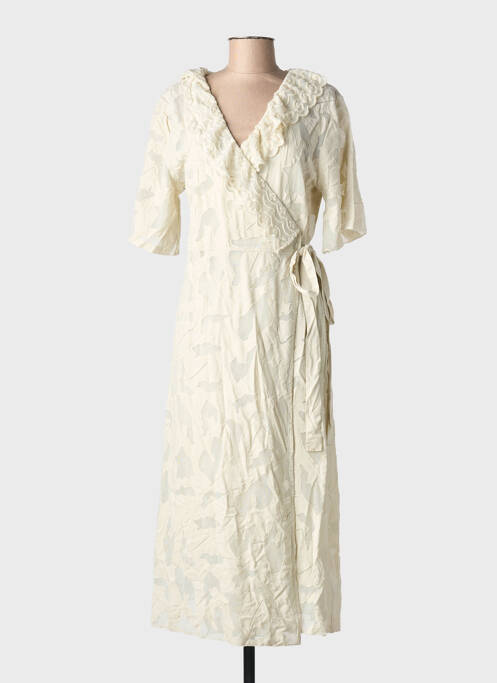 Rochie lungă bej NÜ femeie