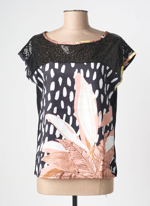 Top negru Z.O.E (ZONE OF EMBROIDERED) femeie