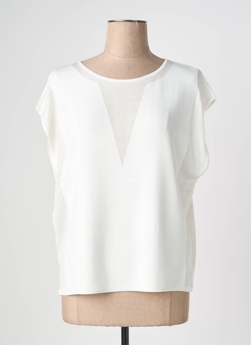 Top alb EVA KAYAN femeie