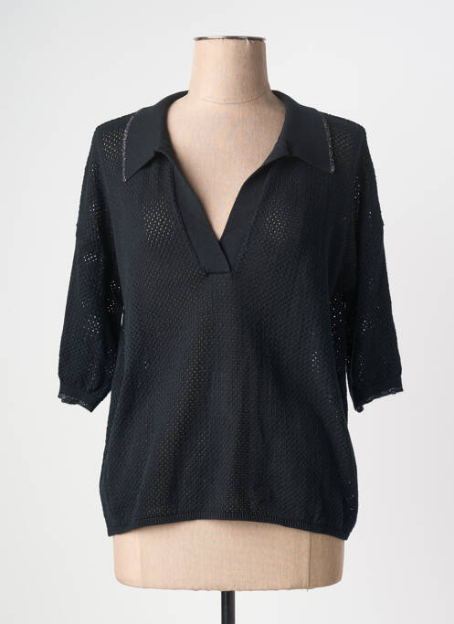 Polo negru EVA KAYAN femeie