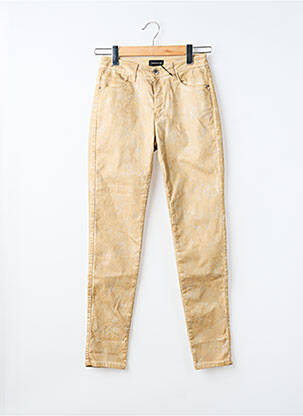 Pantalon slim bej EVA KAYAN femeie