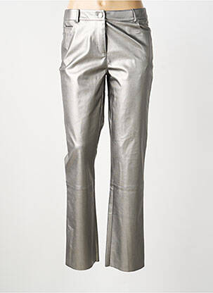 Pantalon drept argintiu EVA KAYAN femeie