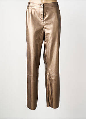 Pantalon drept maro EVA KAYAN femeie