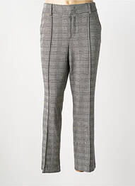 Pantalon drept elasticitate mărime normală gri OUI femme