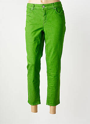 Pantalon 7/8 elasticitate mărime normală verde OUI femeie