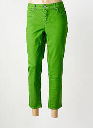Pantalon 7/8 elasticitate mărime normală verde OUI femeie