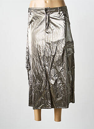 Fustă lungă maro NU JEANS femeie