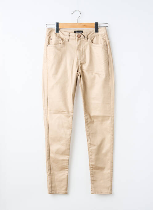 Pantalon slim bej EVA KAYAN femeie