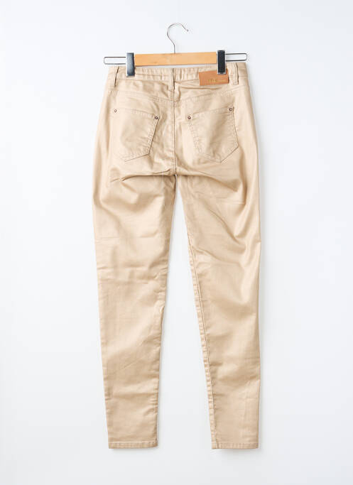 Pantalon slim bej EVA KAYAN femeie