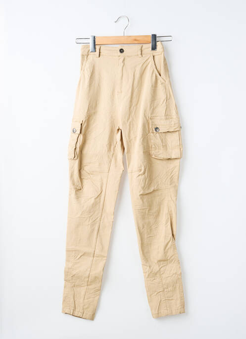 Pantalon cargo bej NU JEANS femeie