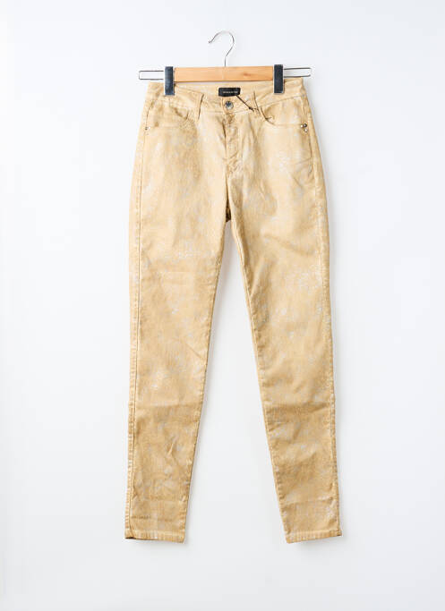 Pantalon slim bej EVA KAYAN femeie