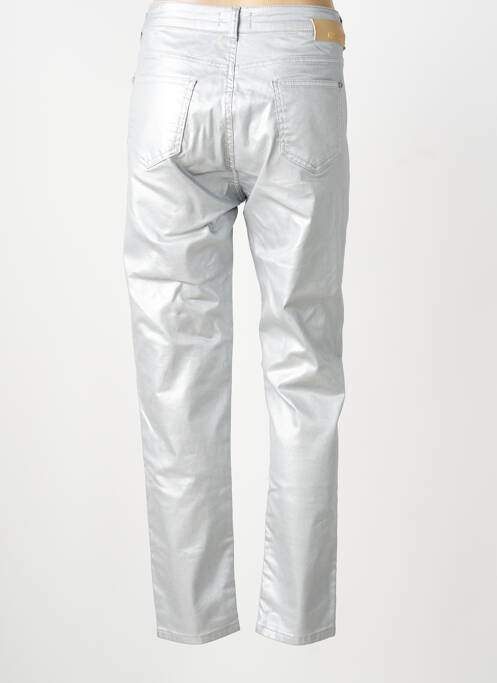 Pantalon drept argintiu EVA KAYAN femeie