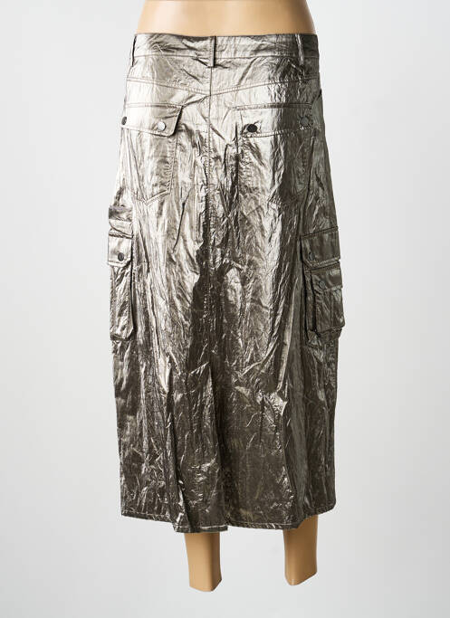 Fustă lungă maro NU JEANS femeie